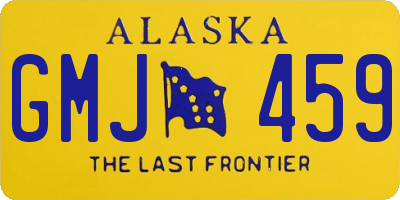 AK license plate GMJ459