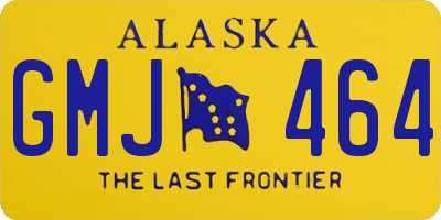 AK license plate GMJ464