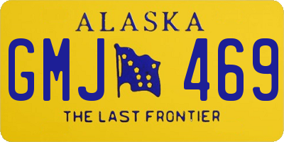 AK license plate GMJ469