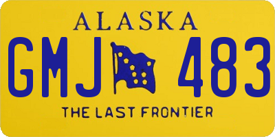 AK license plate GMJ483