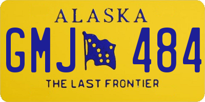 AK license plate GMJ484