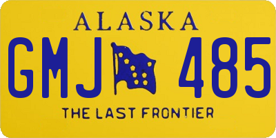 AK license plate GMJ485