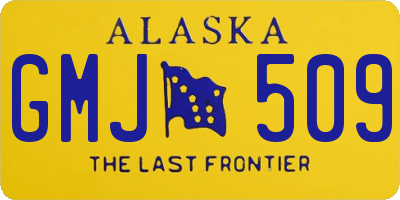 AK license plate GMJ509