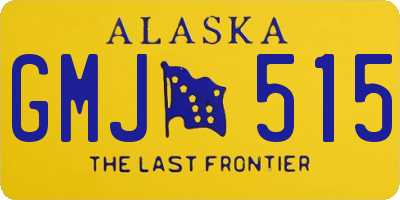 AK license plate GMJ515