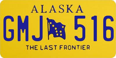 AK license plate GMJ516