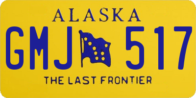 AK license plate GMJ517