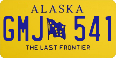 AK license plate GMJ541