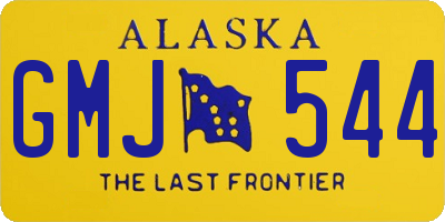 AK license plate GMJ544