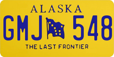 AK license plate GMJ548