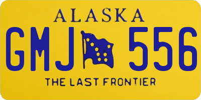 AK license plate GMJ556