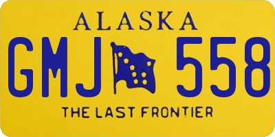 AK license plate GMJ558