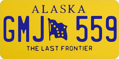 AK license plate GMJ559