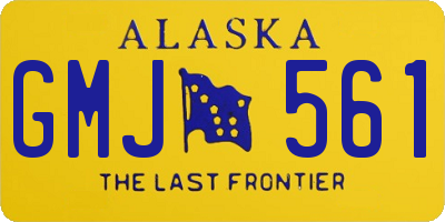 AK license plate GMJ561