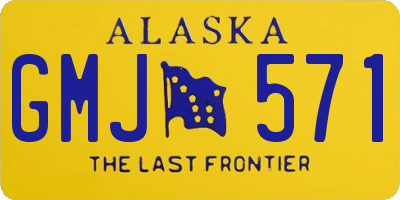 AK license plate GMJ571