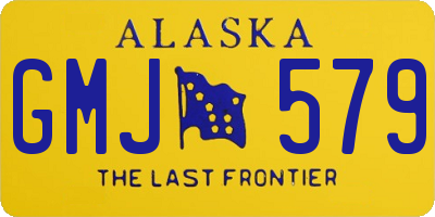 AK license plate GMJ579