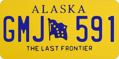 AK license plate GMJ591