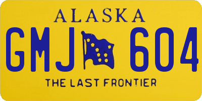 AK license plate GMJ604