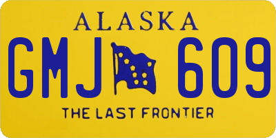 AK license plate GMJ609