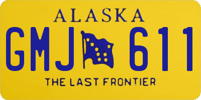 AK license plate GMJ611