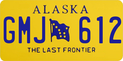 AK license plate GMJ612