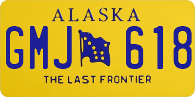 AK license plate GMJ618