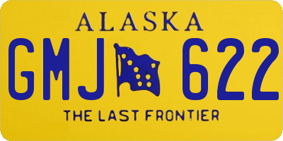 AK license plate GMJ622