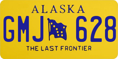 AK license plate GMJ628