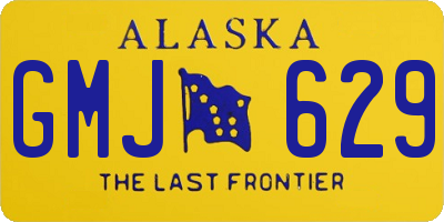 AK license plate GMJ629