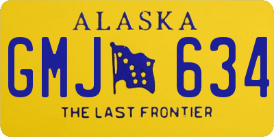 AK license plate GMJ634