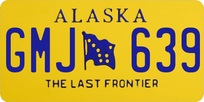 AK license plate GMJ639