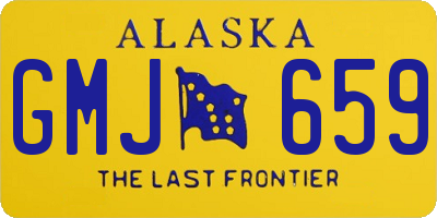AK license plate GMJ659