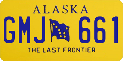 AK license plate GMJ661