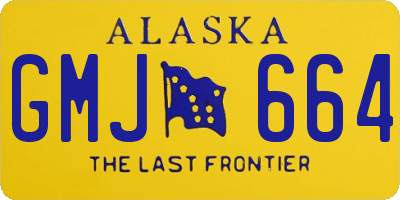 AK license plate GMJ664