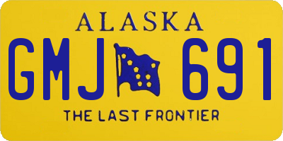 AK license plate GMJ691