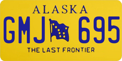 AK license plate GMJ695