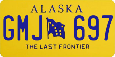 AK license plate GMJ697