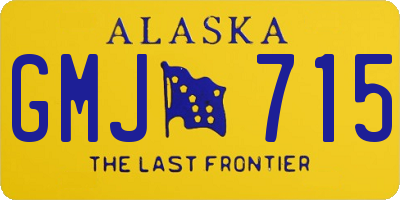 AK license plate GMJ715