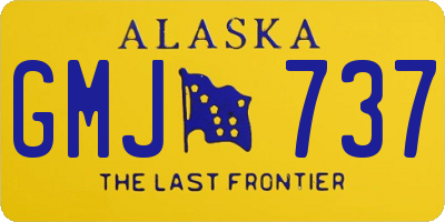 AK license plate GMJ737