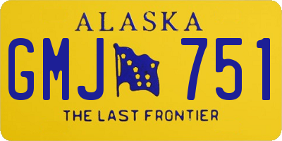 AK license plate GMJ751