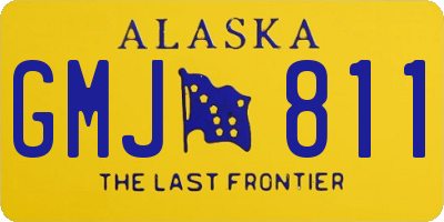 AK license plate GMJ811