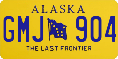 AK license plate GMJ904