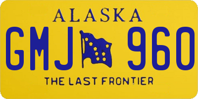 AK license plate GMJ960