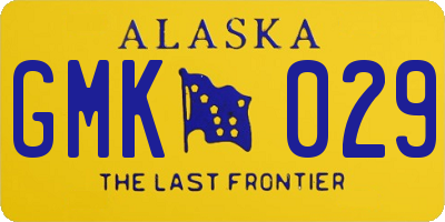 AK license plate GMK029