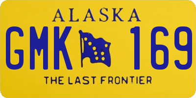 AK license plate GMK169