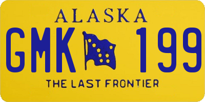 AK license plate GMK199