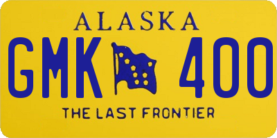 AK license plate GMK400
