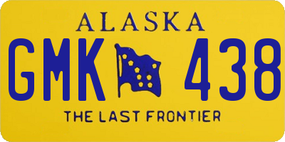 AK license plate GMK438