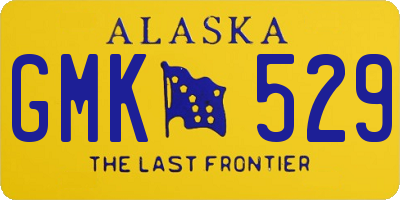 AK license plate GMK529