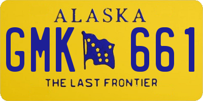 AK license plate GMK661