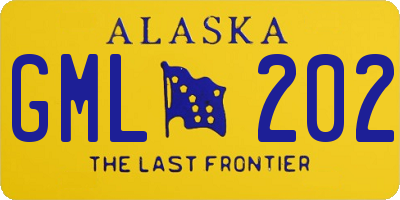 AK license plate GML202